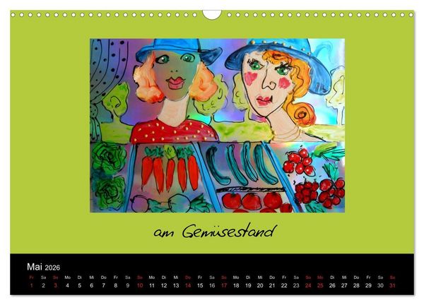 Produktbild: Lebensfreude 2026 (Wandkalender 2026 DIN A3 quer), CALVENDO Monatskalender