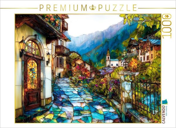Produktbild: CALVENDO Puzzle Es wird Herbst in den Bergen | 1000 Teile Lege-Gr&ouml;&szlig;e 64x48cm Foto-Puzzle f&uuml;r gl&uuml;ckliche Stunden