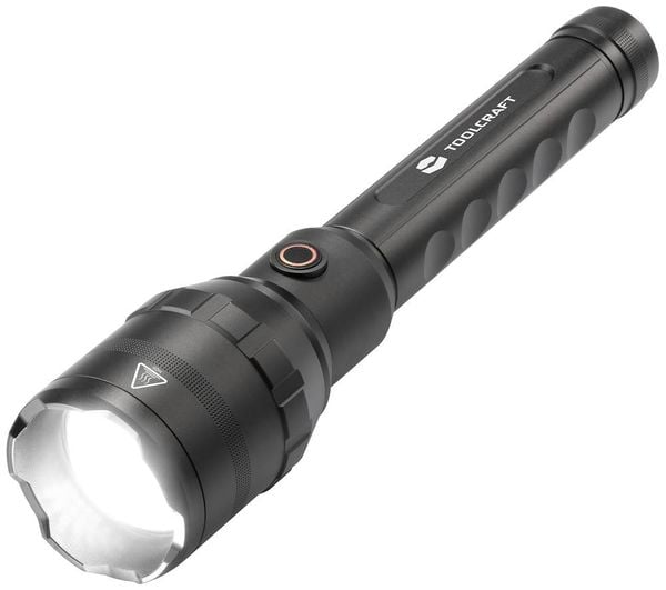 Produktbild: TOOLCRAFT LED Taschenlampe mit USB-Schnittstelle akkubetrieben 8000lm 10h 730g