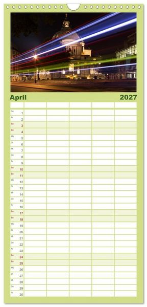Produktbild: Familienplaner 2027 - Wundervolles London mit 5 Spalten (Wandkalender, 21 x 45 cm) CALVENDO