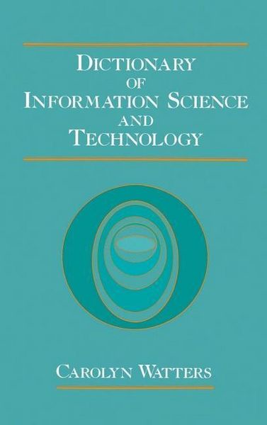 Produktbild: Dict Of Info Science & Technol