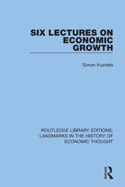 Produktbild: Six Lectures on Economic Growth