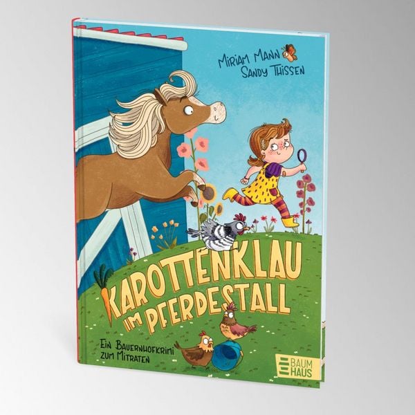 Produktbild: Karottenklau im Pferdestall - Ein Bauernhofkrimi zum Mitraten