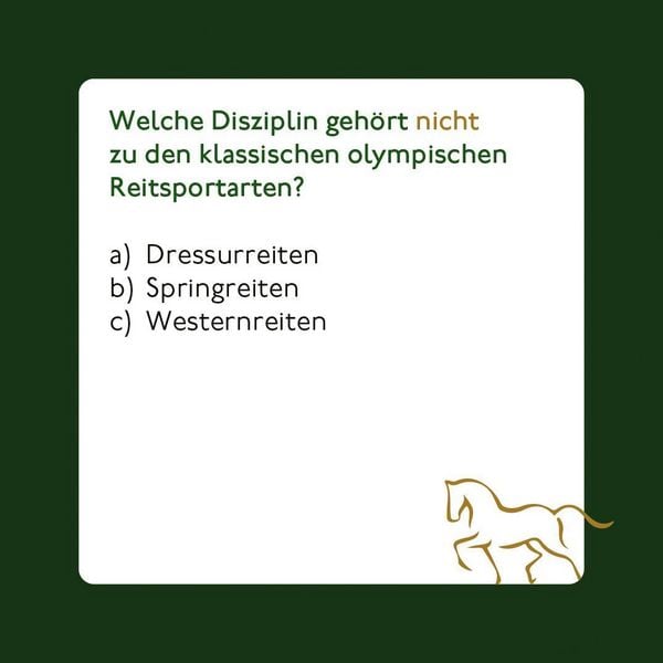 Produktbild: Pferde und Reiten - Das Quiz