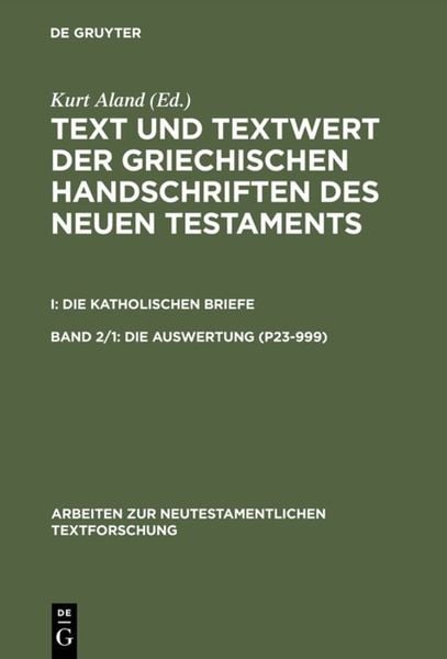 Produktbild: 1: Die Auswertung (P23&ndash;999). 2: Die Auswertung (1003&ndash;2805)
