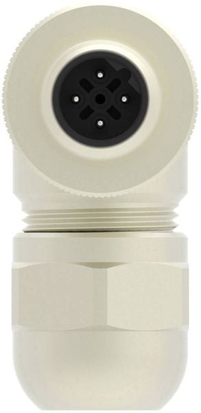 Produktbild: TE Connectivity T4113411041-000 Sensor-/Aktor-Steckverbinder, unkonfektioniert M12 Stecker, gewinkelt Polzahl Sensoren: 4 1 St.