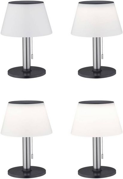 Produktbild: Paulmann 94309 Solar-Tischlampe 0.8W Warmwei&szlig; Edelstahl