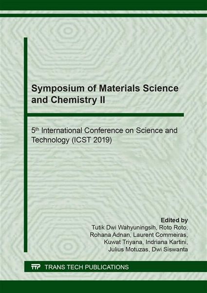 Produktbild: Symposium of Materials Science and Chemistry II