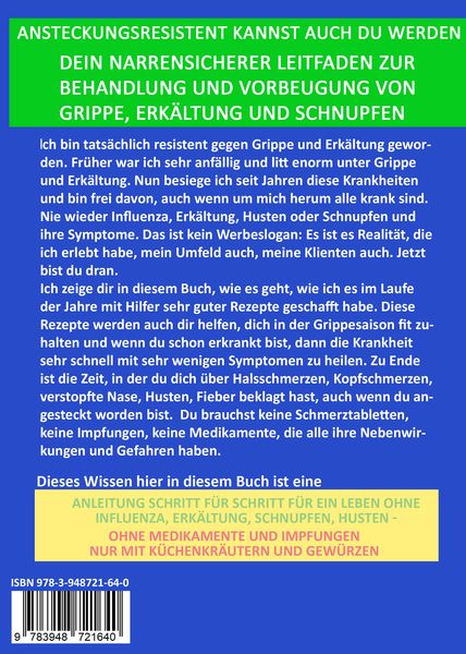 Produktbild: Dantse, D: Endlich leben ohne Grippe - wie ich: immun gegen