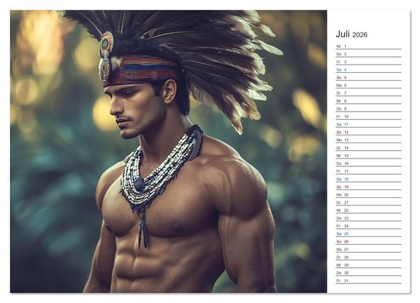Produktbild: Im Bann des Kriegers (Wandkalender 2026 DIN A3 quer), CALVENDO Monatskalender