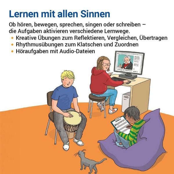 Produktbild: Das &Uuml;bungsheft Musik 7/8