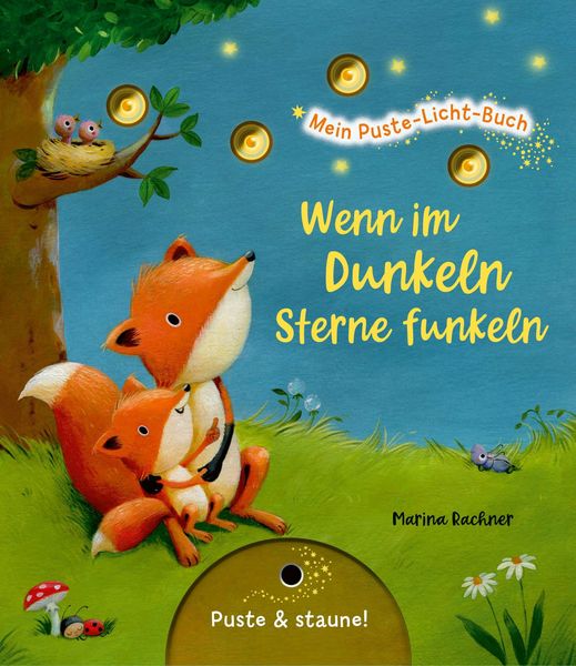 Produktbild: Mein Puste-Licht-Buch: Wenn im Dunkeln Sterne funkeln