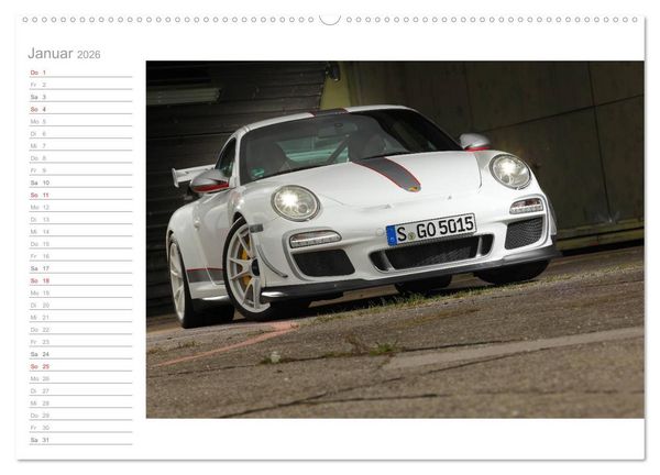 Produktbild: Porsche GT3RS 4,0 (Wandkalender 2026 DIN A2 quer), CALVENDO Monatskalender