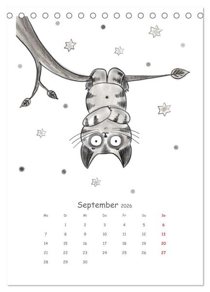 Produktbild: LEOPOLD DER DRITTE - Ein unglaublich liebenswerter Kater (Tischkalender 2026 DIN A5 hoch), CALVENDO Monatskalender