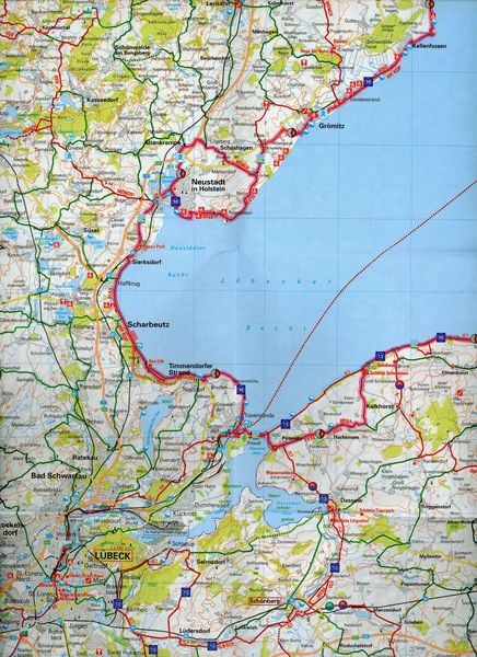 Produktbild: ADFC-Radtourenkarte 2 Holstein Hamburg 1:150.000, reiß- und wetterfest, E-Bike geeignet, GPS-Tracks Download