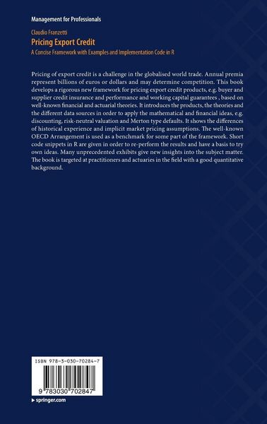 Produktbild: Pricing Export Credit