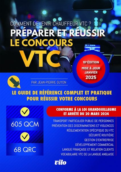 Produktbild: Pr&eacute;parer et r&eacute;ussir le concours VTC &eacute;dition 2025