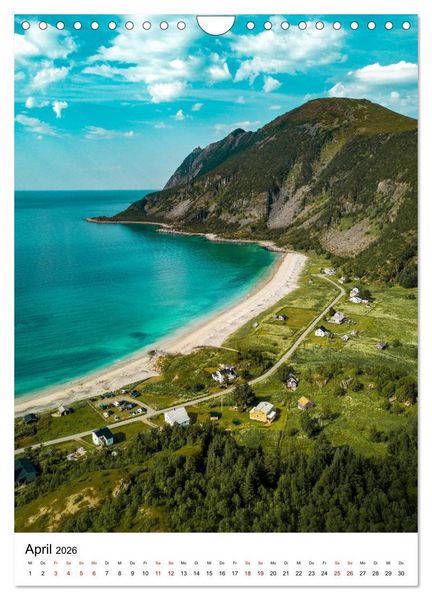 Produktbild: Norwegen - Eine Reise durch das skandinavische Land. (Wandkalender 2026 DIN A4 hoch), CALVENDO Monatskalender