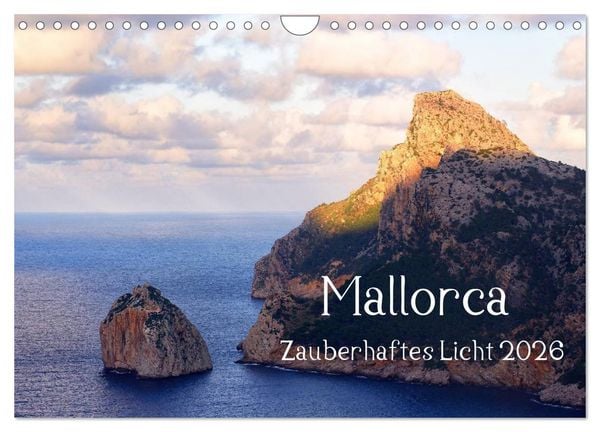 Produktbild: Mallorca Zauberhaftes Licht (Wandkalender 2026 DIN A4 quer), CALVENDO Monatskalender