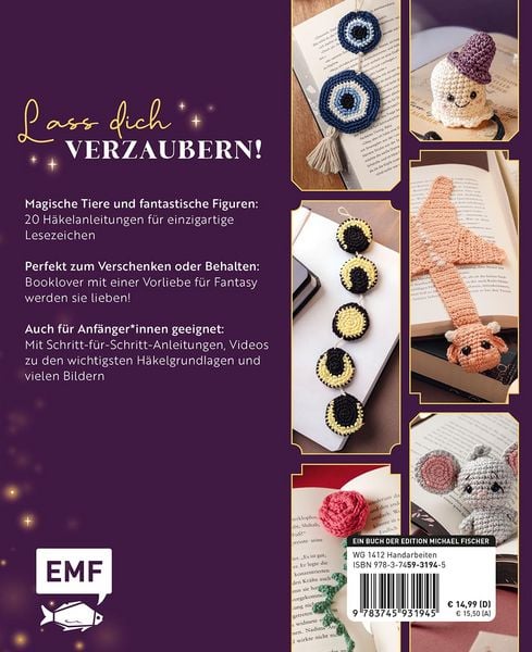 Produktbild: Magische Amigurumi-Lesezeichen h&auml;keln