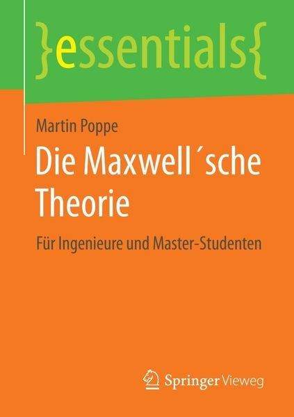 Produktbild: Die Maxwell´sche Theorie