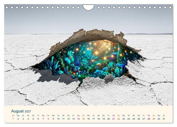 Produktbild: Geografie der Seele - Gef&uuml;hle als Landschaften (Wandkalender 2027 DIN A4 quer), CALVENDO Monatskalender