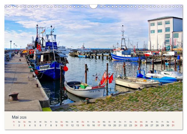 Produktbild: Sassnitz und die Kreidek&uuml;ste - Herbstimpressionen vom Hochuferweg Jasmund (Wandkalender 2026 DIN A3 quer), CALVENDO Monatskalender