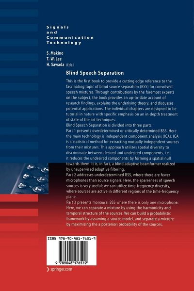 Produktbild: Blind Speech Separation
