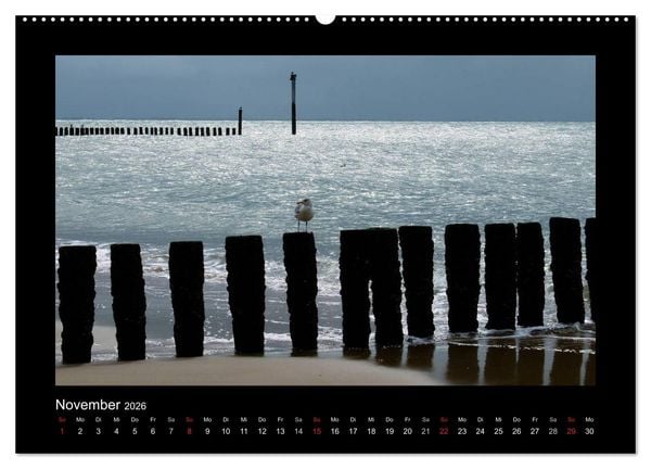 Produktbild: An der Nordsee (hochwertiger Premium Wandkalender 2026 DIN A2 quer), Kunstdruck in Hochglanz