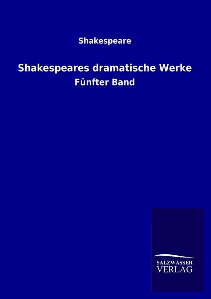 Produktbild: Shakespeares dramatische Werke
