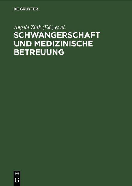 Produktbild: Schwangerschaft und medizinische Betreuung
