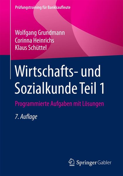 Produktbild: Wirtschafts- und Sozialkunde Teil 1