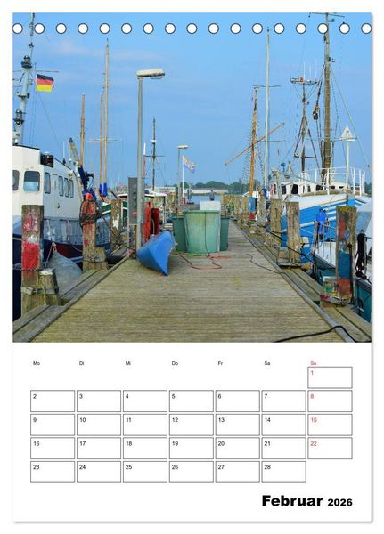 Produktbild: Marina Heiligenhafen (Tischkalender 2026 DIN A5 hoch), CALVENDO Monatskalender