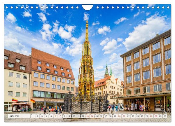 Produktbild: N&uuml;rnberg Impressionen (Wandkalender 2026 DIN A4 quer), CALVENDO Monatskalender