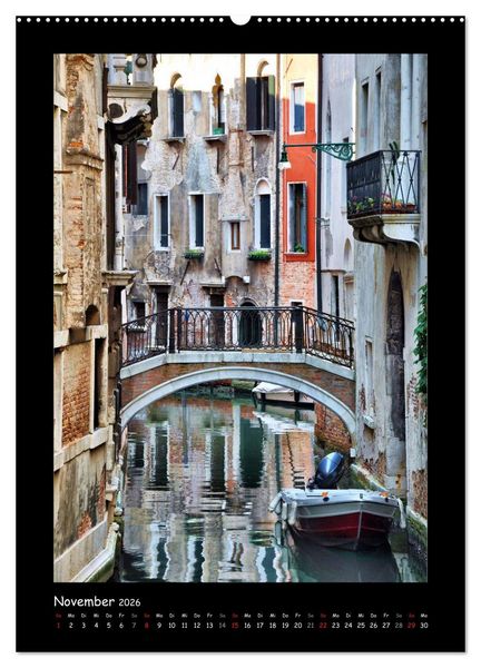 Produktbild: Venedig (hochwertiger Premium Wandkalender 2026 DIN A2 hoch), Kunstdruck in Hochglanz