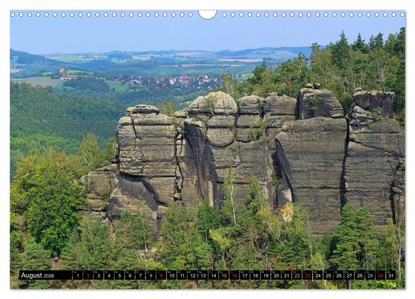 Produktbild: Elbsandsteingebirge (Wandkalender 2026 DIN A3 quer), CALVENDO Monatskalender