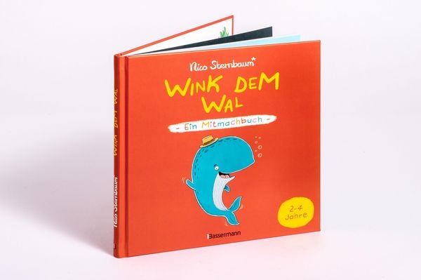 Produktbild: Wink dem Wal - Ein Mitmachbuch zum Sch&uuml;tteln, Schaukeln, Pusten, Klopfen und sehen, was dann passiert