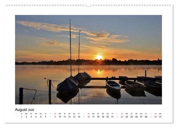 Produktbild: Boote 2026 (hochwertiger Premium Wandkalender 2026 DIN A2 quer), Kunstdruck in Hochglanz