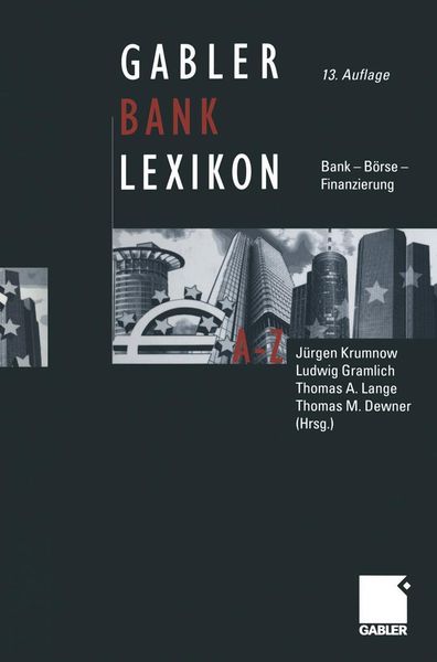 Produktbild: Gabler Bank-Lexikon