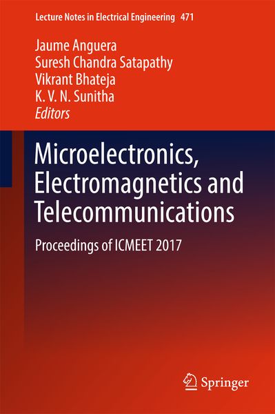 Produktbild: Microelectronics, Electromagnetics and Telecommunications