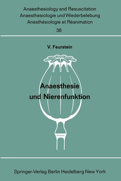 Produktbild: Anaesthesie und Nierenfunktion