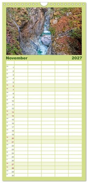 Produktbild: Familienplaner 2027 - Im S&uuml;den von &Ouml;sterreich mit 5 Spalten (Wandkalender, 21 x 45 cm) CALVENDO