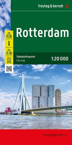 Produktbild: Rotterdam, Stadtplan 1:20.000, freytag & berndt