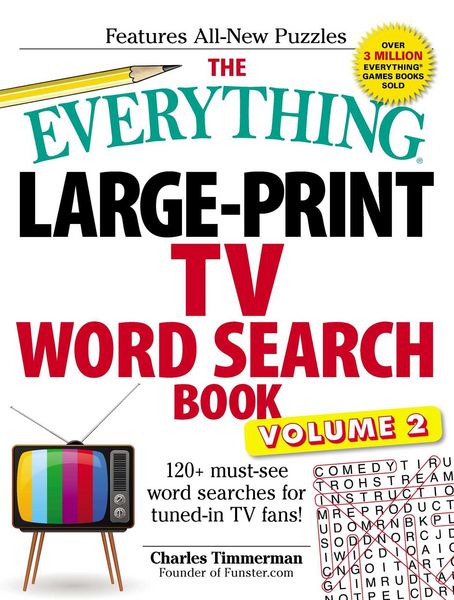 Produktbild: The Everything Large-Print TV Word Search Book, Volume 2
