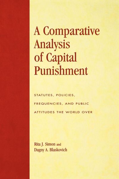 Produktbild: Comparative Analysis of Capital Punishment