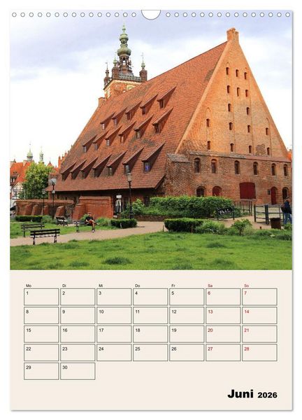 Produktbild: Danzig - Ein Stadtspaziergang (Wandkalender 2026 DIN A3 hoch), CALVENDO Monatskalender