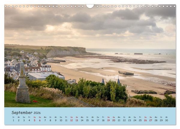 Produktbild: Unterwegs in der Normandie (Wandkalender 2026 DIN A3 quer), CALVENDO Monatskalender