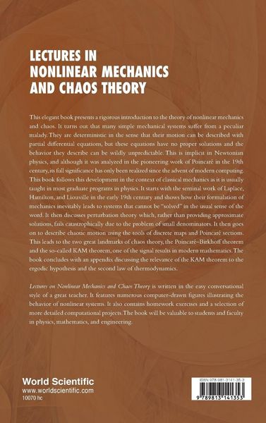 Produktbild: LECTURES ON NONLINEAR MECHANICS AND CHAOS THEORY