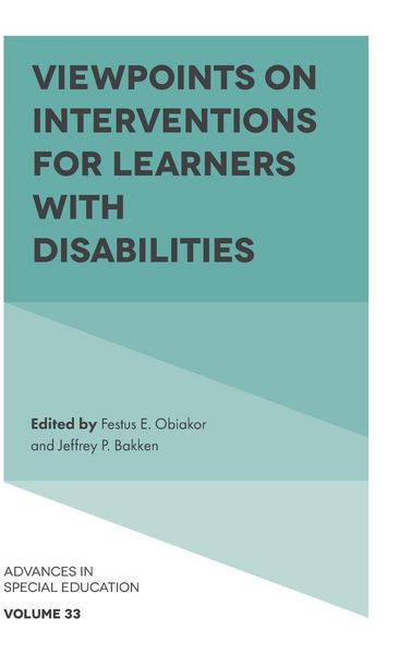 Produktbild: Viewpoints on Interventions for Learners with Disabilities