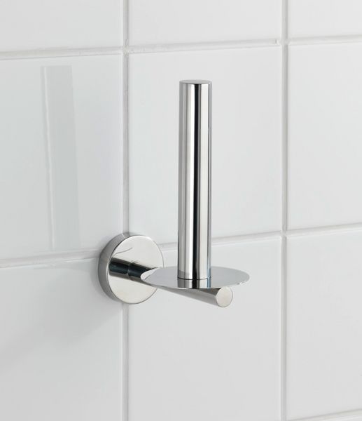 Produktbild: Toiletten-Ersatzrollenhalter Mod. Bosio Edelstahl gl&auml;nzend, rostfrei